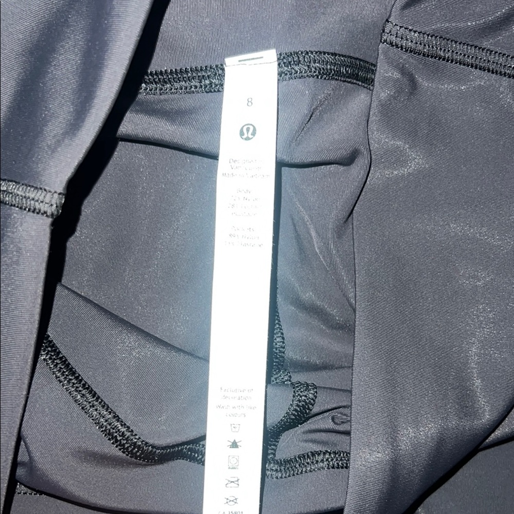Lululemon Athletica Black Leggings with Pockets - Picture 2 of 4